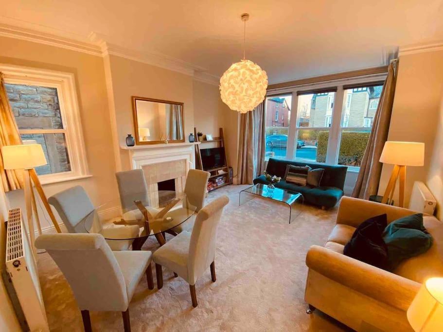 Garden Apartment, Central Harrogate With Parking Extérieur photo